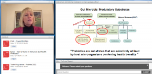 Monika Fleshner, PhD presents at Nutraingredients-USA webinar titled Microbiome